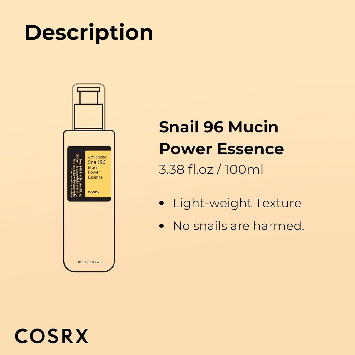 COSRX - Advanced Snail 96 Mucin Power Essence 100mL