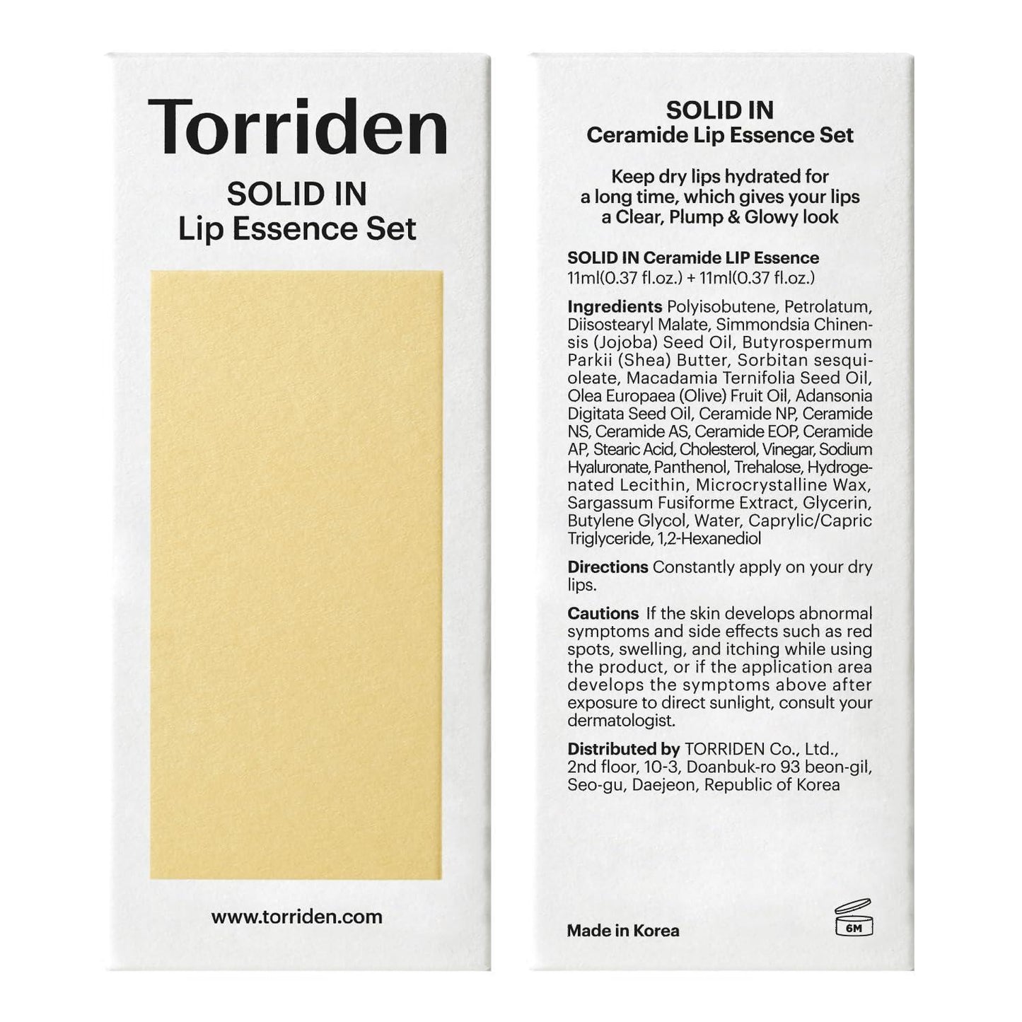 Torriden - Solid In Ceramide Lip Essence 11mL