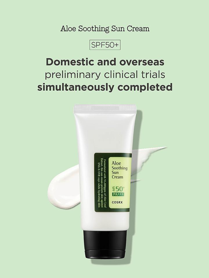 COSRX - Aloe Soothing Sun Cream SPF50+ PA+++ 50ml