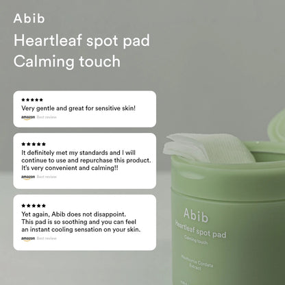 Abib - Heartleaf Spot Pad Calming Touch 150mL 80 pads