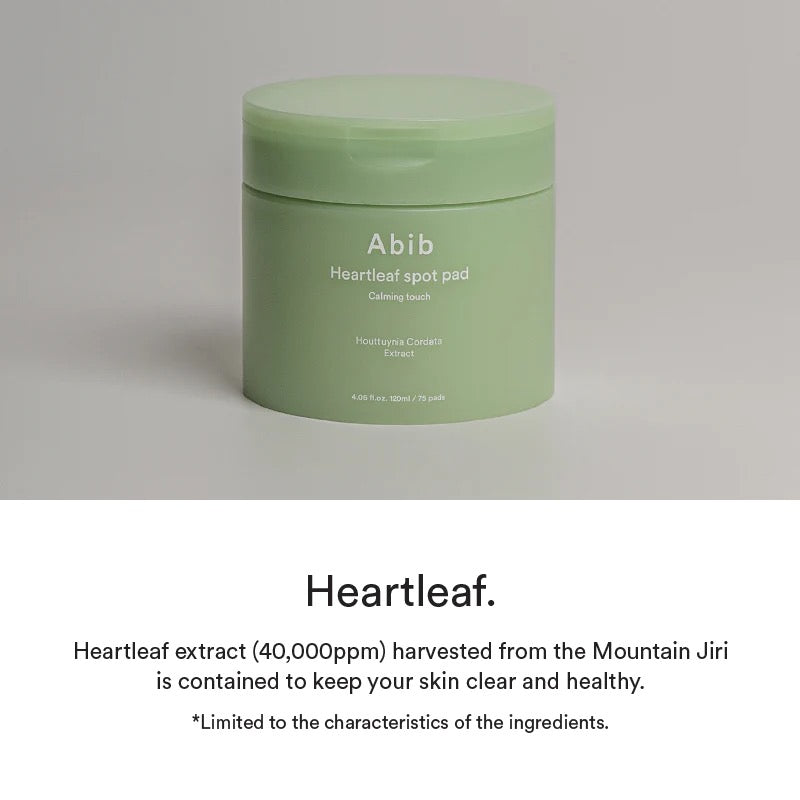 Abib - Heartleaf Spot Pad Calming Touch 150mL 80 pads