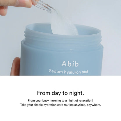 Abib - Sedum Hyaluron Pad Hydrating touch - 165mL 75 pads