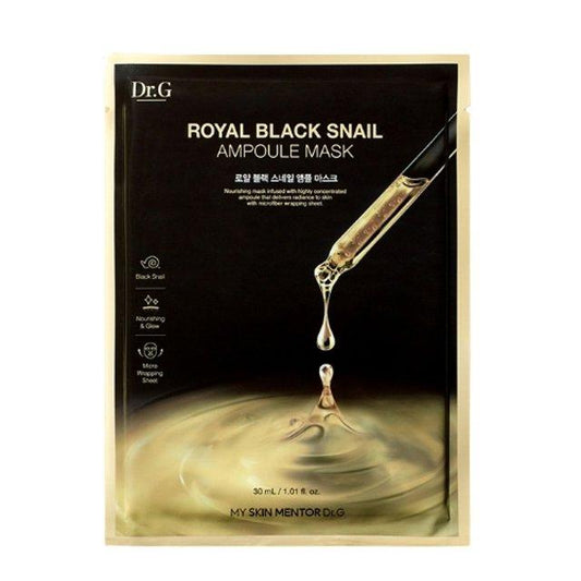 Dr.G - Royal Black Snail Ampoule Mask 1ea 30mL