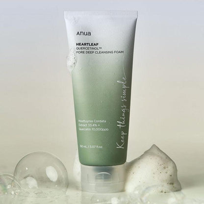 Anua - Heartleaf Quercetinol Pore Deep Cleansing Foam 150mL