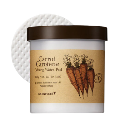 SKINFOOD - Carrot Carotene Calming Water Pad 250g 60 sheets