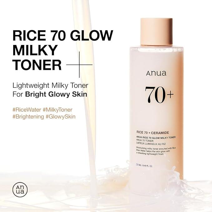Anua - Rice 70 Glow Milky Toner 250mL