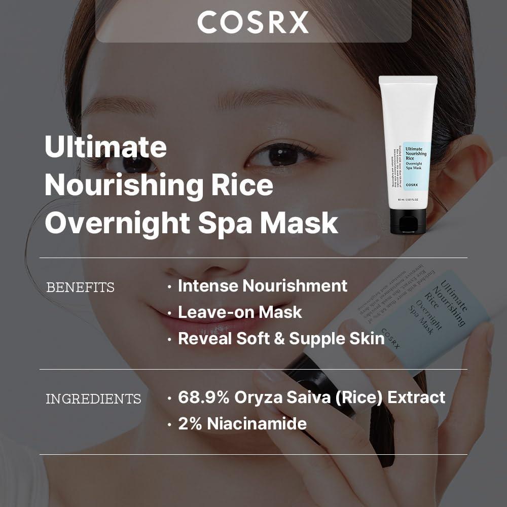 COSRX - Ultimate Nourishing Rice Overnight Spa Mask 60mL