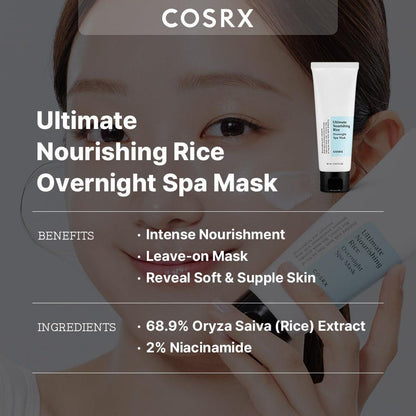 COSRX - Ultimate Nourishing Rice Overnight Spa Mask 60mL
