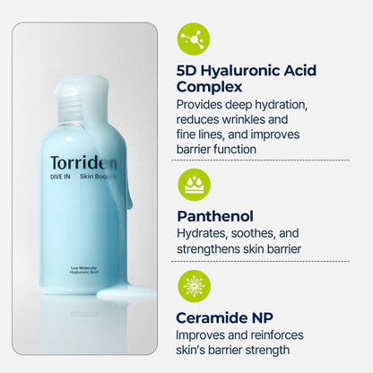 Torriden - DIVE IN Low Molecular Hyaluronic Acid Skin Booster 200mL