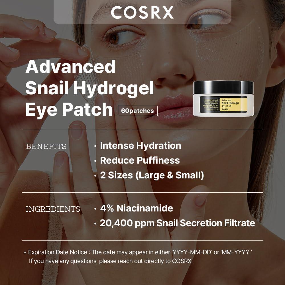 Cosrx - Advanced Snail Hydrogel Eye Patch 60ea