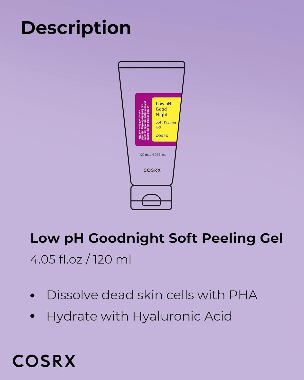 COSRX - Low pH Good Night Soft Peeling Gel 120mL