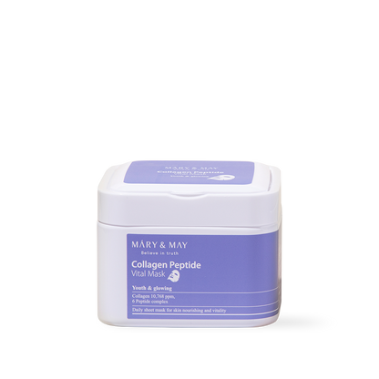 Mary&May - Collagen Peptide Vital Mask (30pcs)