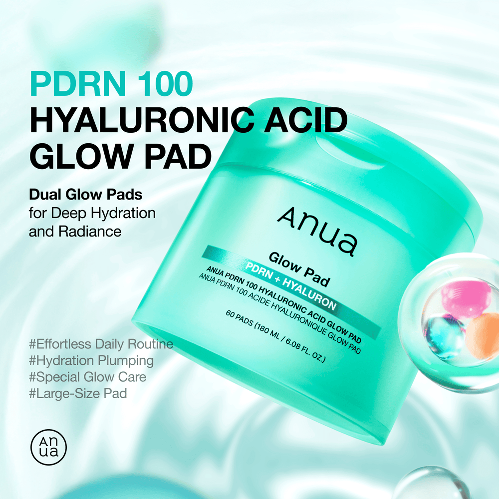 Anua - PDRN 100 Hyaluronic Acid Glow Pad 180mL 60ea
