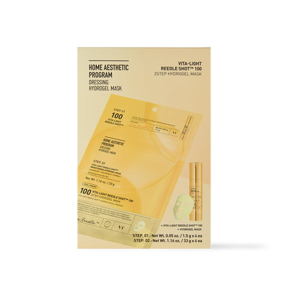 VT Cosmetics - VITA-LIGHT Reedle Shot 100 2STEP Hydrogel Mask (2 types)