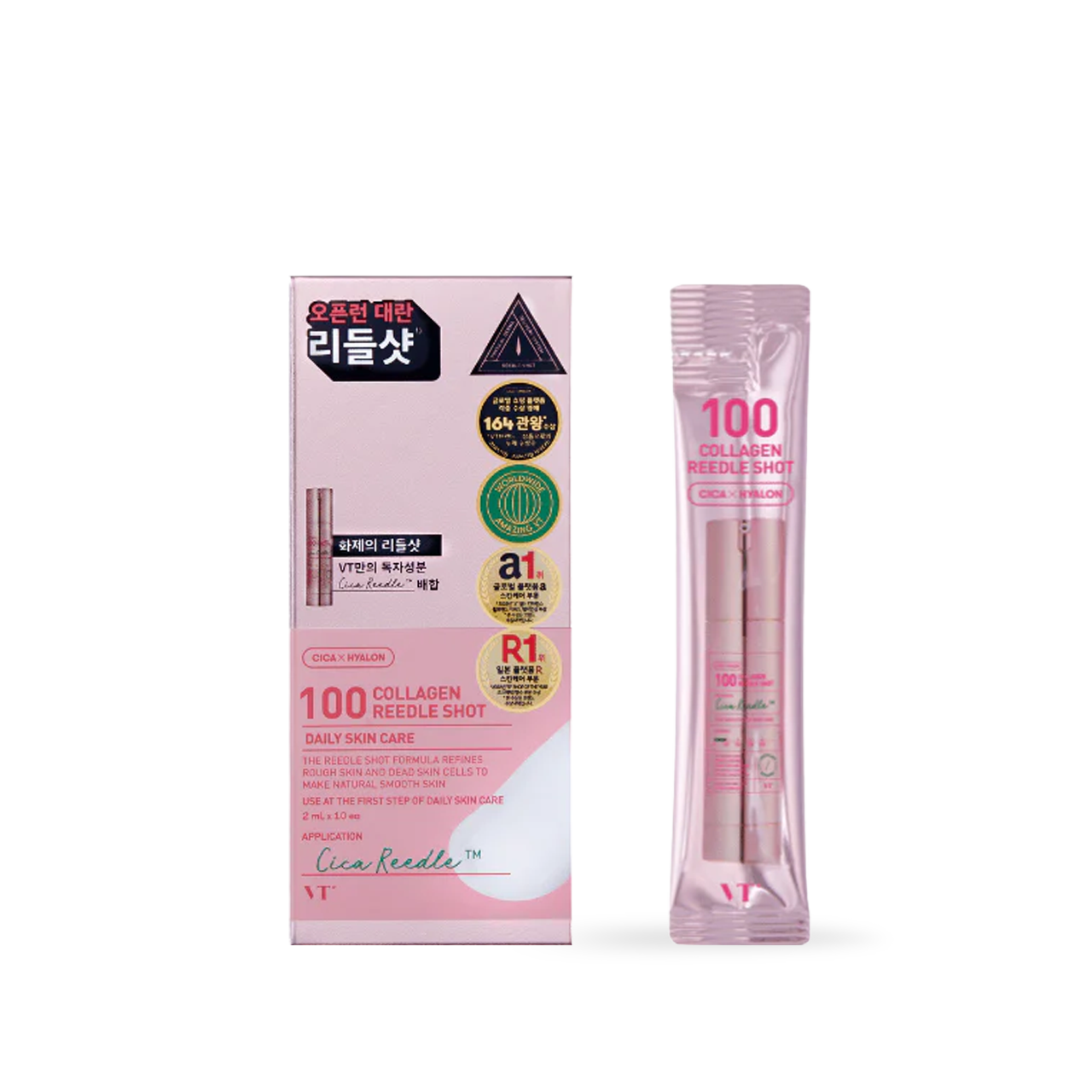 VT Cosmetics - 100 Collagen Reedle Shot 10pcs