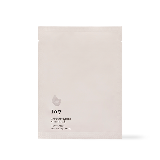 107 - AVOCADO CUDDLE Sheet Mask (5 sheets set) 25g