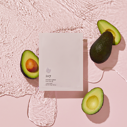 107 - AVOCADO CUDDLE Sheet Mask (5 sheets set) 25g