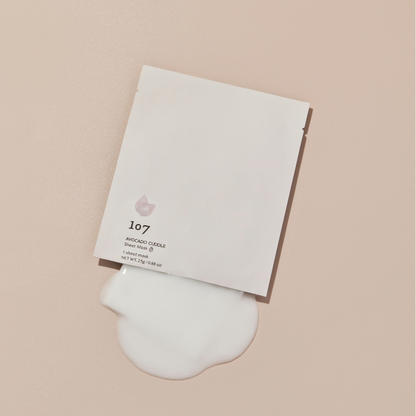 107 - AVOCADO CUDDLE Sheet Mask (5 sheets set) 25g