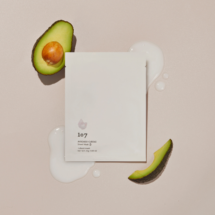107 - AVOCADO CUDDLE Sheet Mask (5 sheets set) 25g