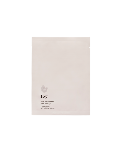 107 - AVOCADO CUDDLE Sheet Mask (5 sheets set) 25g