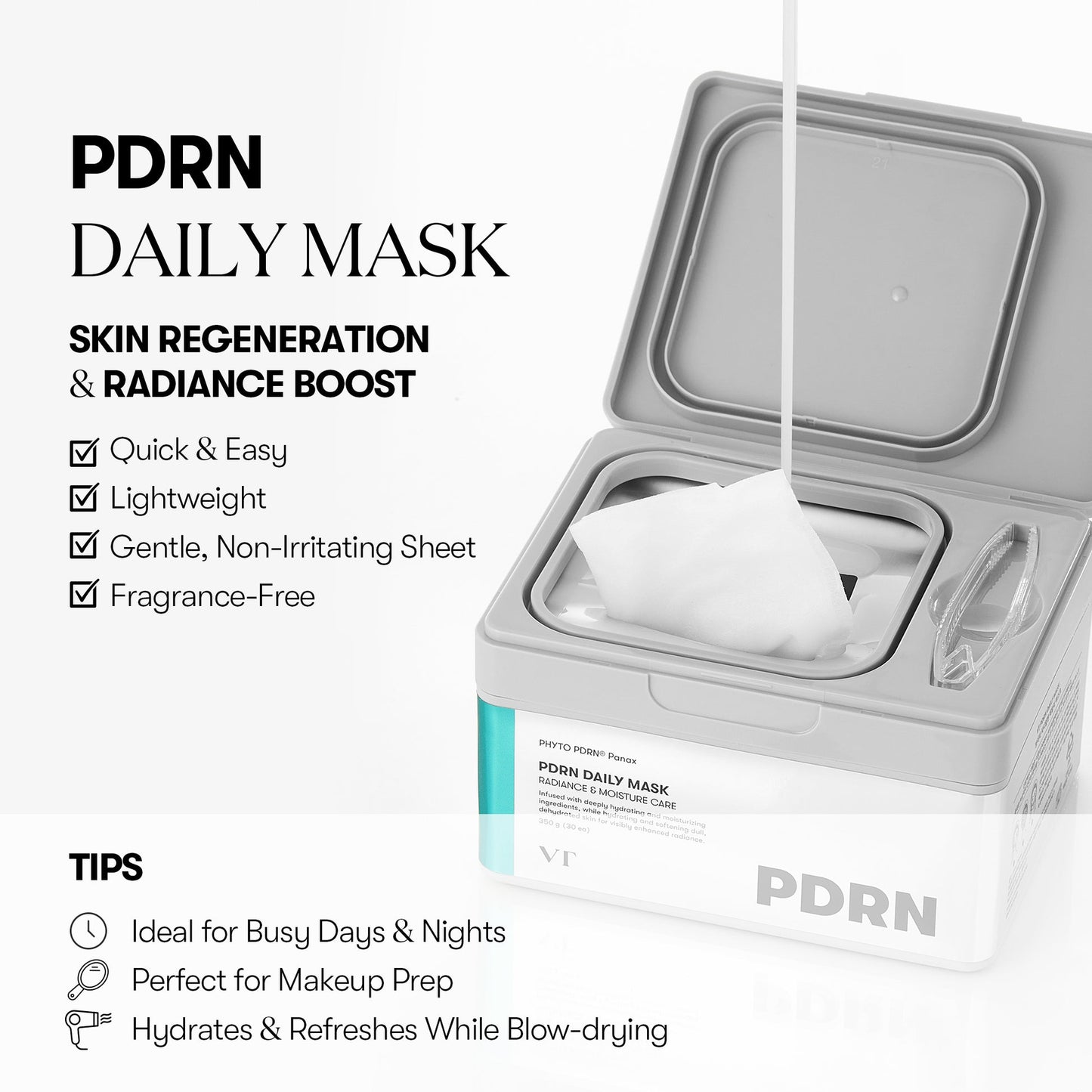 VT Cosmetics - PDRN Daily Mask 30Each