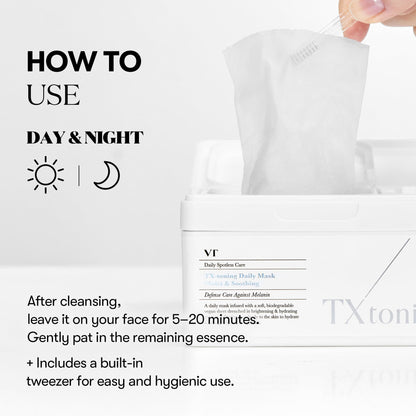 VT Cosmetics - TX-Toning Daily Mask 30ea